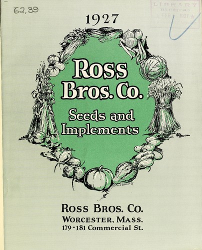 Cover for Seeds and implements