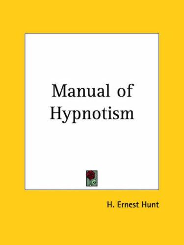 Cover for Manual of Hypnotism