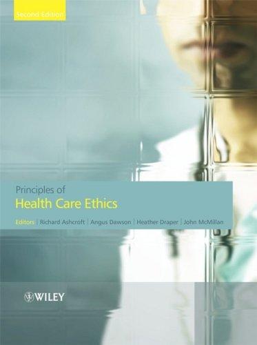 Cover for Principles of Health Care Ethics