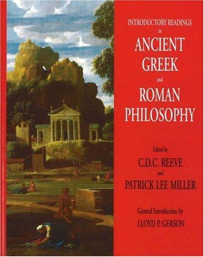 Cover for Introductory Readings in Ancient Greek And Roman Philosophy