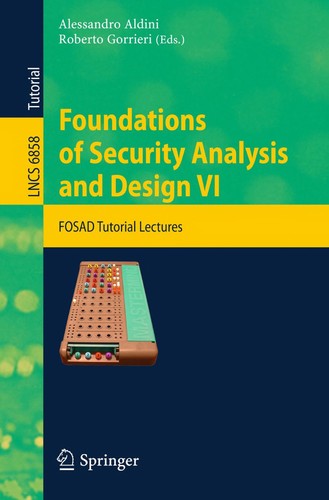 Cover for Foundations of Security Analysis and Design VI