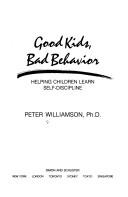 Cover for Good kids, bad behavior