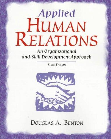 Cover for Applied Human Relations
