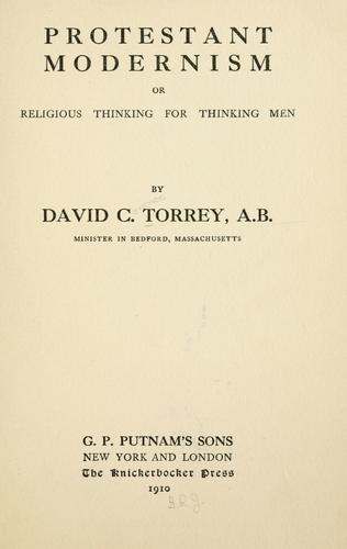 Cover for Protestant modernism