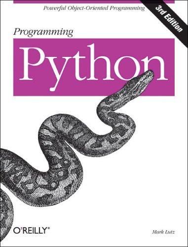 Cover for Programming Python