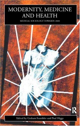 Cover for Modernity, Medicine and Health