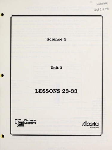 Cover for Science 5