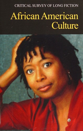 Cover for African American Culture