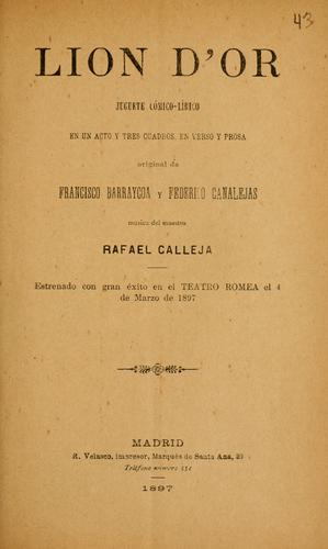 Cover for Lion d'or