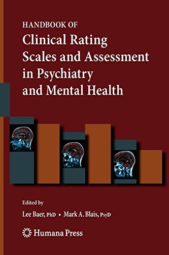 Cover for Handbook of Clinical Rating Scales and Assessment in Psychiatry and Mental Health