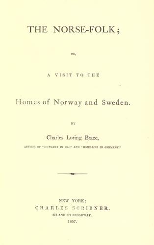 Cover for The Norse folk