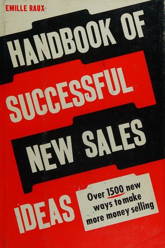 Cover for Handbook of successful new sales ideas