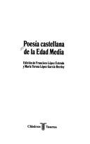 Cover for Poesía castellana de la Edad Media