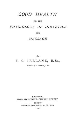 Cover for Good health