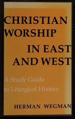 Cover for Christian worship in East and West