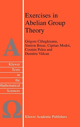 Cover for Exercises in abelian group theory