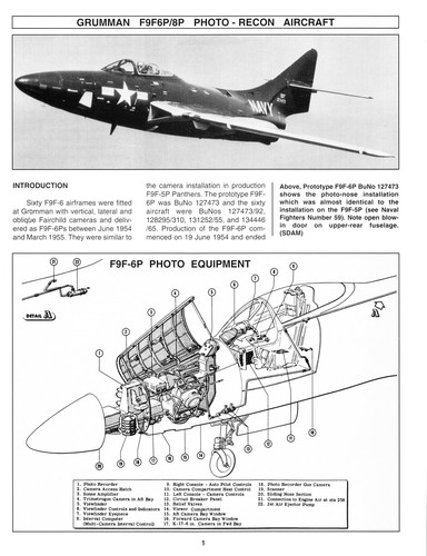 Cover for Grumman F9F-6P