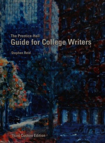 Cover for The Prentice-Hall Guide for College Writers