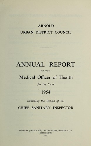 Cover for [Report 1954]