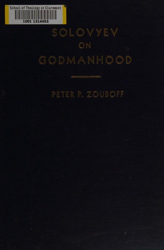 Cover for Godmanhood as the main idea of the philosophy of Vladimir Solovyev