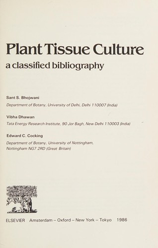 Cover for Plant tissue culture