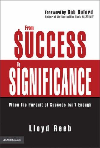 Cover for From Success to Significance