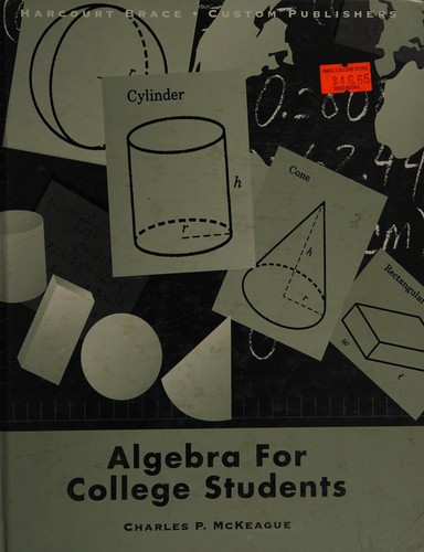 Cover for Albebra for college students