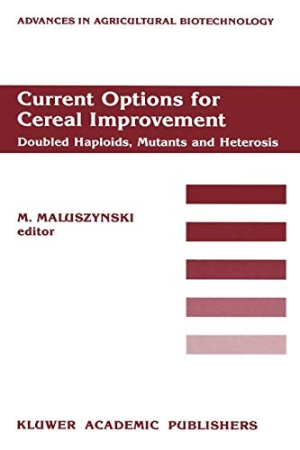 Cover for Current Options for Cereal Improvement