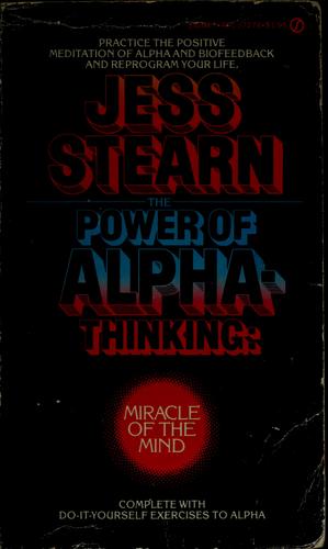 Cover for The power of alpha-thinking