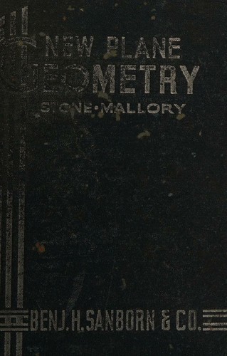 Cover for New plane geometry,