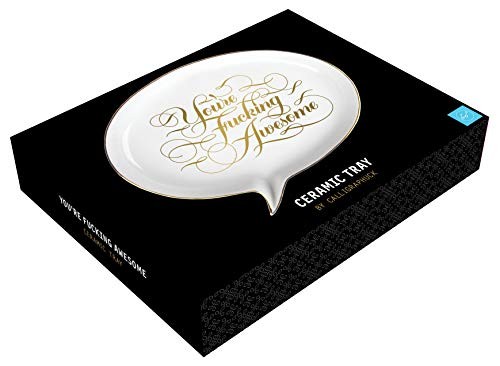 Cover for You're Fucking Awesome Ceramic Tray