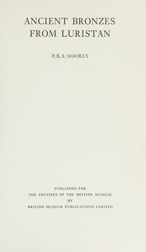 Cover for Ancient bronzes from Luristan