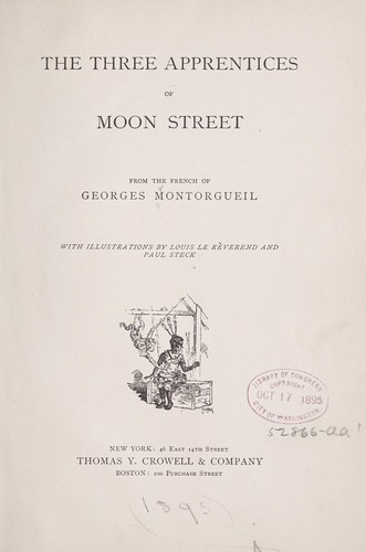 Cover for The three apprentices of Moon street