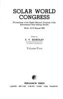 Cover for Solar world congress