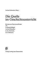 Cover for Die Quelle im Geschichtsunterricht
