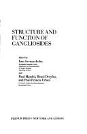 Cover for Structure and function of gangliosides