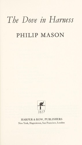 Cover for The dove in harness