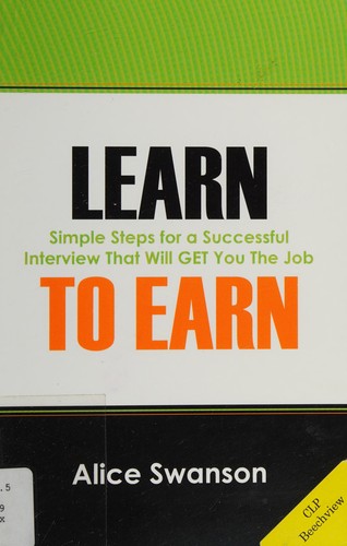 Cover for Learn to earn