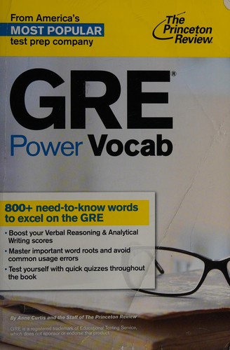 Cover for GRE power vocab