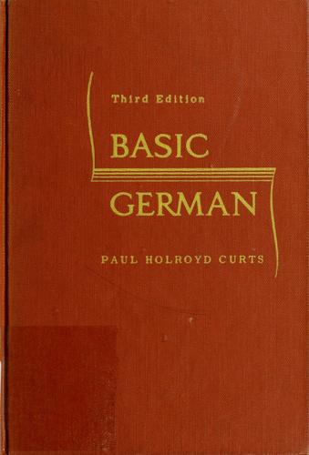 Cover for Basic German