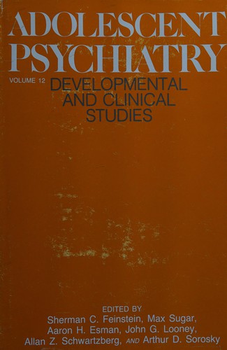 Cover for Adolescent Psychiatry, Volume 12