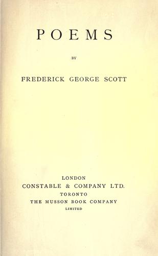 Cover for Poems