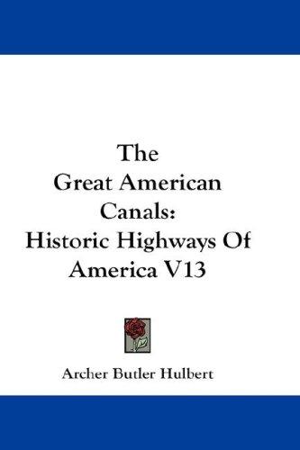 Cover for The Great American Canals