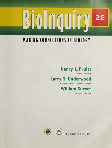 Cover for BioInquiry