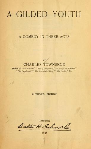 Cover for A gilded youth