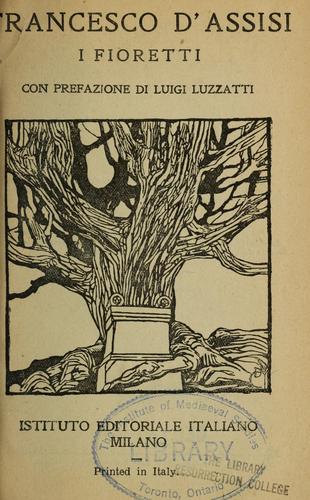 Cover for I fioretti