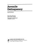 Cover for Juvenile delinquency
