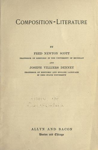 Cover for Composition-literature