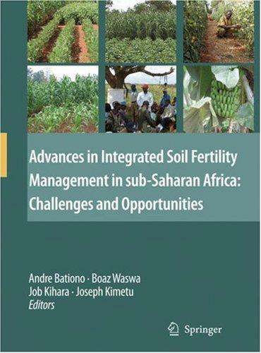 Cover for Advances in Integrated Soil Fertility Management in sub-Saharan Africa