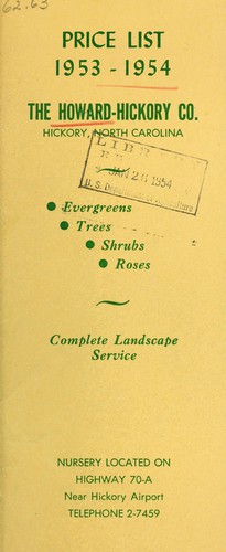 Cover for Price list